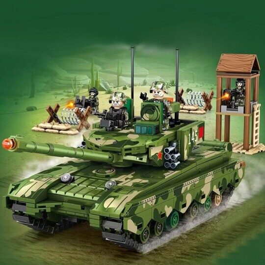 Конструктор Sembo 203145 - Основной боевой танк Type 99B