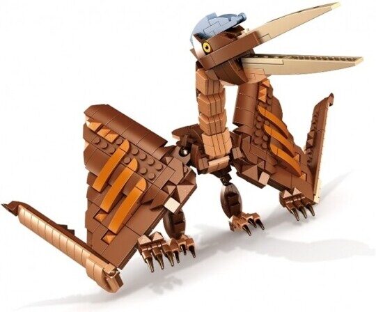 Конструктор Panlos Brick 612006 «Птерозавр со скелетом 2 в 1»