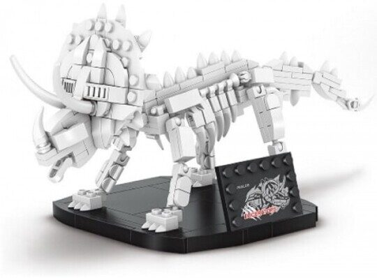 Конструктор Panlos Brick 612007 «Трицератопс со скелетом 2 в 1»