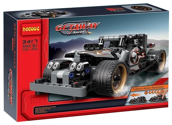 Конструктор Decool 3417 Гоночный автомобиль