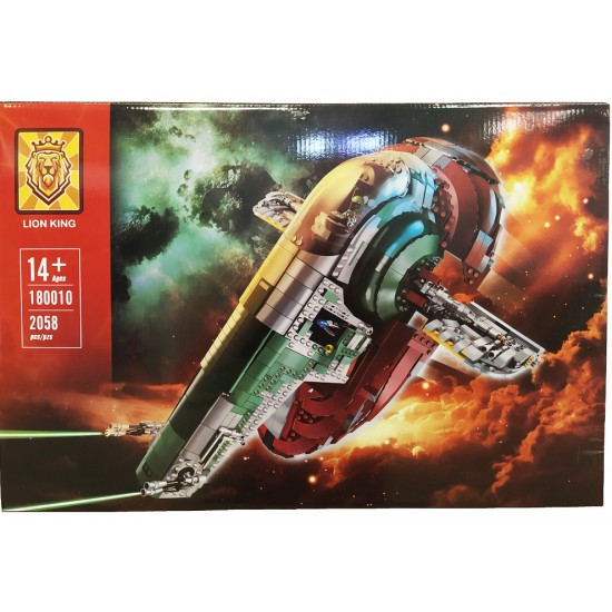 Конструктор Lion King 180010 Slave I — Звездолет Бобы Фетта (Lepin 05037)