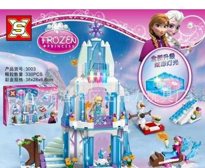 Конструктор SX 3003 Disney Ледяной замок Эльзы