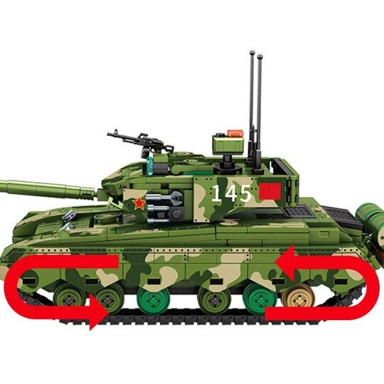 Конструктор Sembo 203145 - Основной боевой танк Type 99B