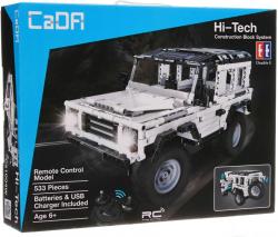 Конструктор CaDa C51004W Белый джип Land Rover на радиоуправлении