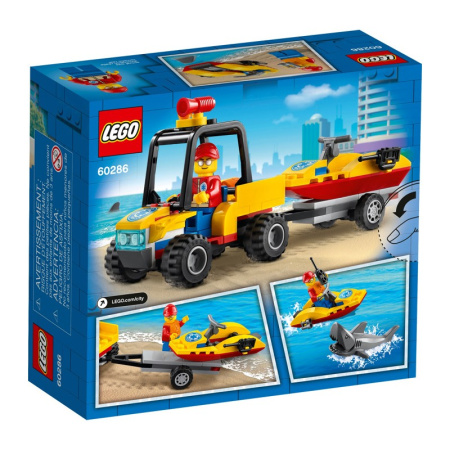 Конструктор Lego 60286 City Пляжный спасательный вездеход