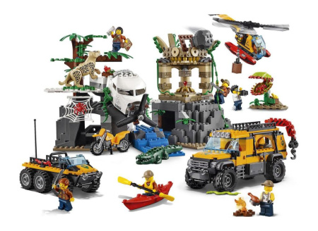 Конструктор Lepin 02061 База исследователей джунглей
