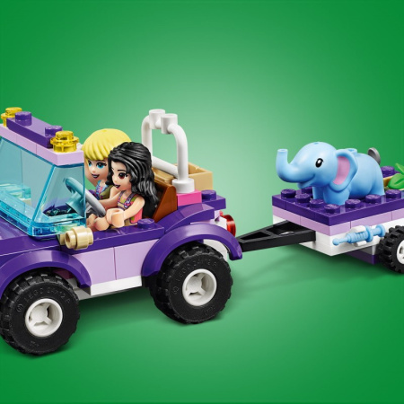 Конструктор Lego 41421 Friends Джунгли: Спасение слонёнка