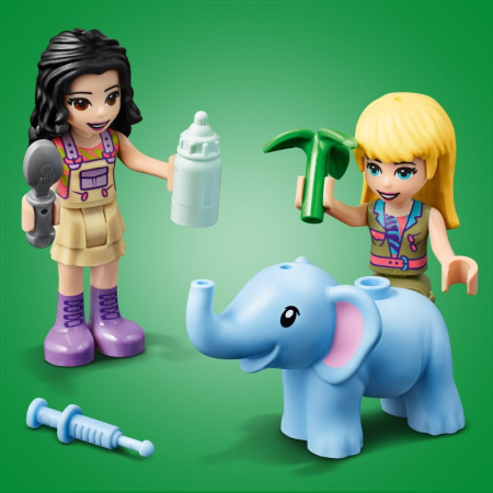 Конструктор Lego 41421 Friends Джунгли: Спасение слонёнка