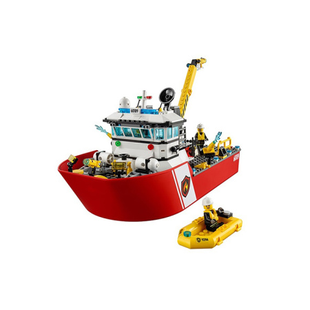Конструктор Lepin 02057 Пожарный катер