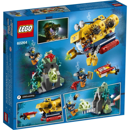 Конструктор Lego 60264 Океан: исследовательская подводная лодка