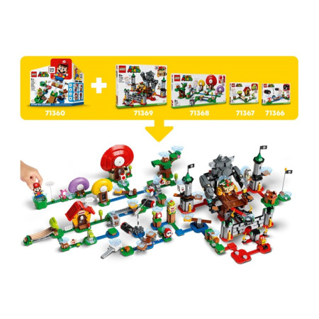 Конструктор Lego 71365 Мощная атака Растения-пираньи