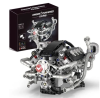 Конструктор KXING K96213 — Моторизованная модель V8 двигателя, 770 деталей