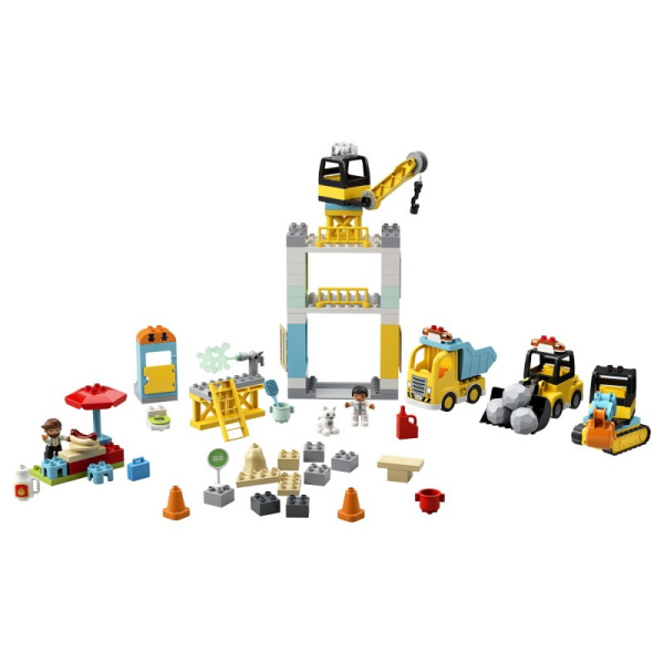Конструктор Lego 10933 Duplo Башенный кран на стройке