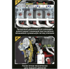 Конструктор Двигатель Dodge Viper GT 40 Shelby V8 К96258