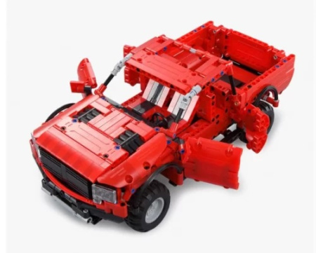 Конструктор CaDa C51005W Красный Пикап на радиоуправлении