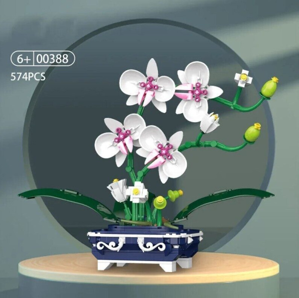 Конструктор Zhe Gao 00388 Orchid Bonsai - Орхидея