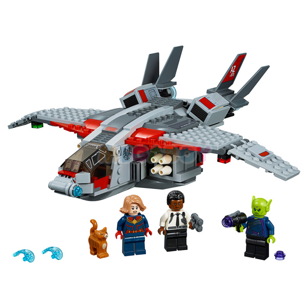 Конструктор Lepin 07117 Капитан Марвел и атака Скруллов